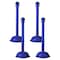 Mr. Chain Blue HD Stowable Stanchion, 6PK 93606-4 - alternate 1